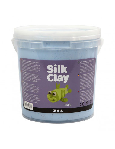 Silk Clay - Neon Blauw, 650gr.