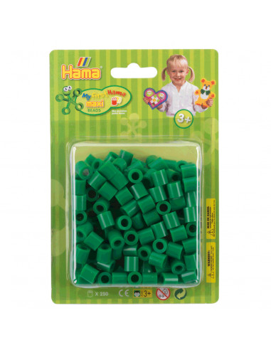 Hama Strijkkralen Maxi - Groen, 250st.