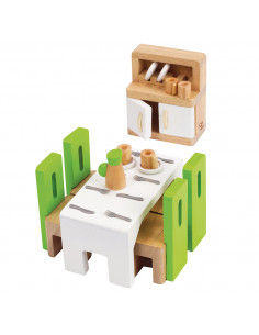 Hape Poppenhuis Eetkamer