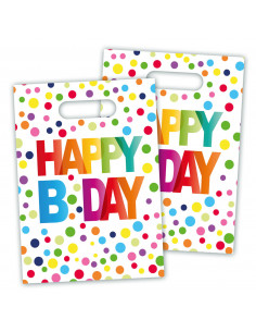 Uitdeelzakjes Happy Bday...
