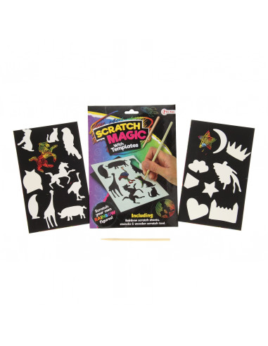 Scratch Set Regenboog Figuren