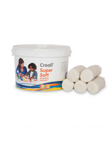 Creall Supersoft klei Wit, 1750gr.