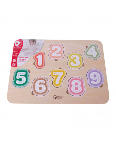 Classic World Houten Puzzel Cijfers,...