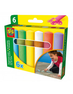 SES Stoepkrijt, 6st.