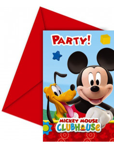 Uitnodigingen Mickey Mouse:...