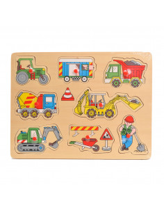 Noppenpuzzel Werk in...