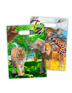 Safari Uitdeelzakjes, 8st.