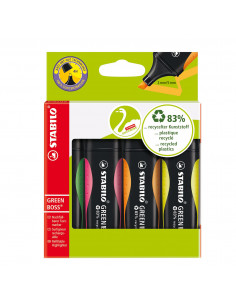 STABILO GREEN BOSS Etui, 4st.
