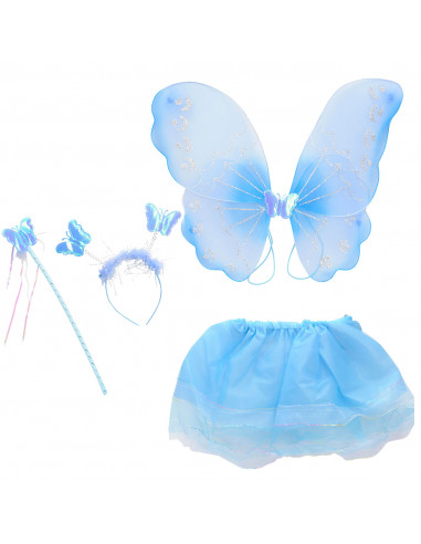 Verkleedset Vlinder Blauw