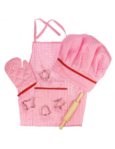 BigJigs Chef Kok Set Roze