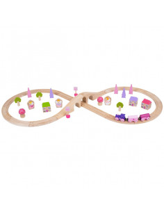 BigJigs Houten Treinset...