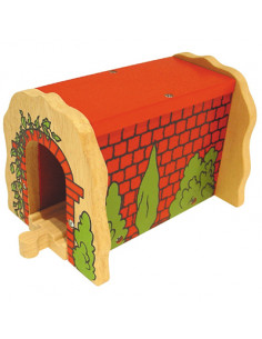 BigJigs houten Tunnel Rode...