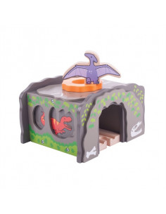 BigJigs houten Tunnel T-Rex...