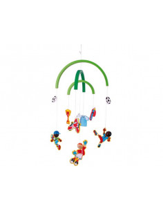 BigJigs houten Mobile Voetbal