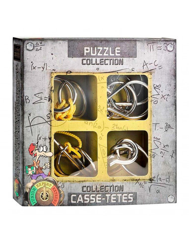 Metalen Breinpuzzels Expert, 4st.