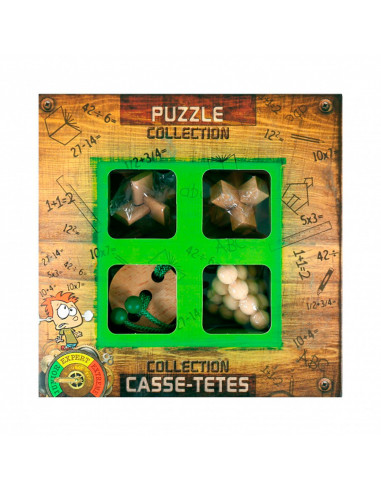 Houten Breinpuzzels Junior, 4st.