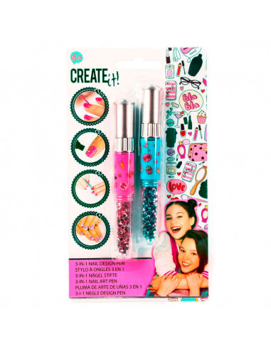 Create It! Nagellak 3in1 Pennen, 2st. BT