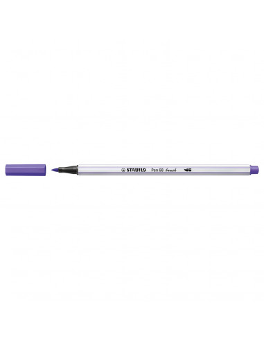 STABILO Pen 68 Brush 55 - Paars