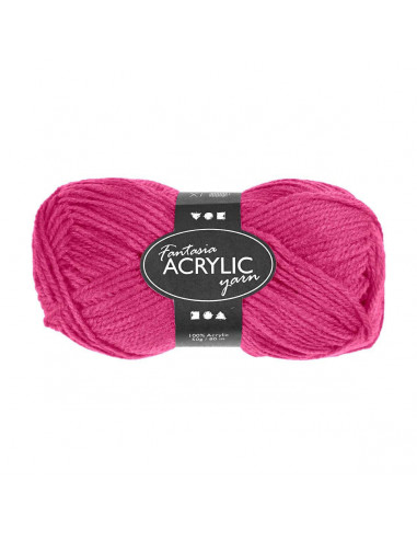 Acrylgaren Neon - Neon Roze, 50gr
