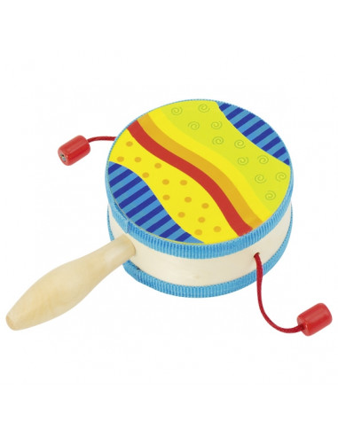 Goki houten Monkey Drum Gekleurd