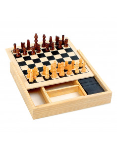 Houten Spellendoos, 4in1 BT
