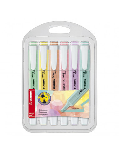 STABILO Swing Cool Pastel Etui, 6st.