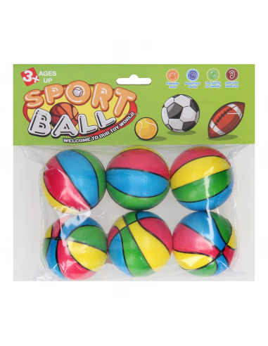 Foamballen Basketbal, 6st.