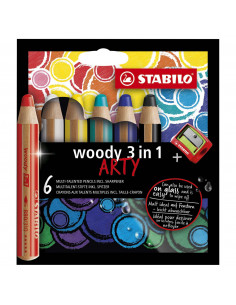 STABILO Woody ARTY Etui - 6...