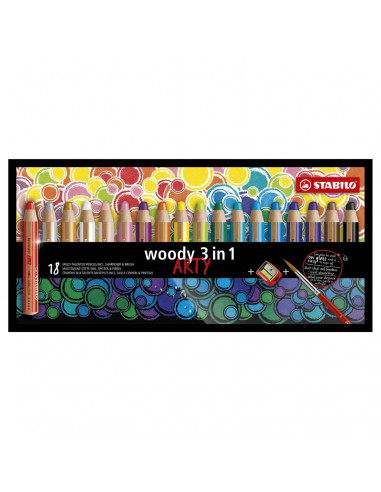 STABILO Woody ARTY Etui 18 Kleuren +...