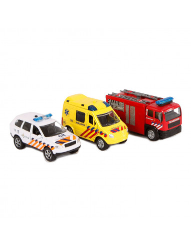 2-Play Die-cast Hulpdienst Voertuigen...