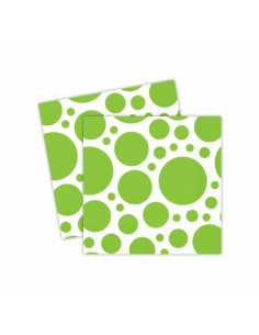 Groen Gestipte Servetten...