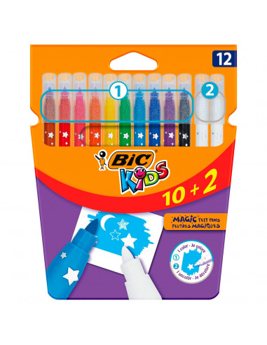 BIC Kids Kleuren en Uitwissen, 10 + 2...