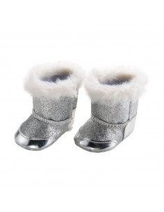 Poppenschoenen Zilver,...