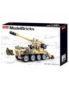 Sluban 8x8 Mobiel Kanon