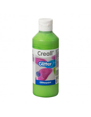 Creall Glitterverf Groen, 250ml