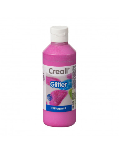 Creall Glitterverf Roze, 250ml