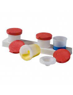 Houder met Antiknoeipotten...