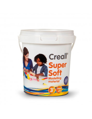 Creall Supersoft Klei 5 kleuren, 450gr.