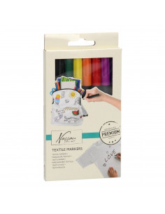 Textielstiften, 8st.