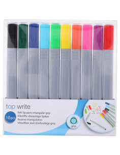 Viltstift Met Vezelpunt 10st.