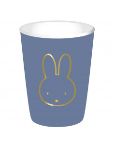 Bekers Nijntje Blauw, 8st.