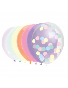 Ballonnen Pastel, 10st.