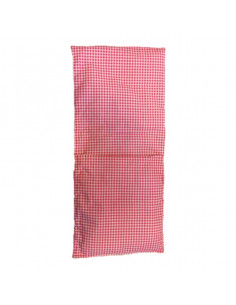 Roze geruit dekentje