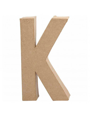 Letter Papier-mache - K