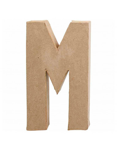 Letter Papier-mache - M