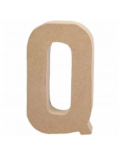 Letter Papier-mache - Q