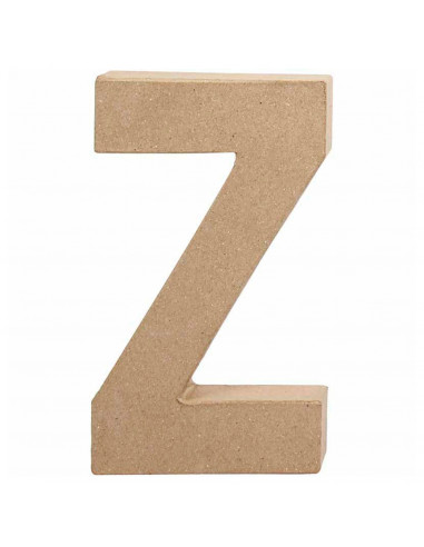 Letter Papier-mache - Z