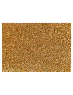 Opstrijkfolie Glitter Goud, A5