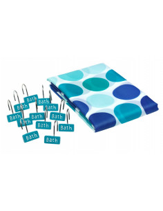 Douchegordijn Blauw 180 X...
