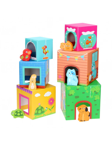 Base Toys Stapeltoren met Dieren